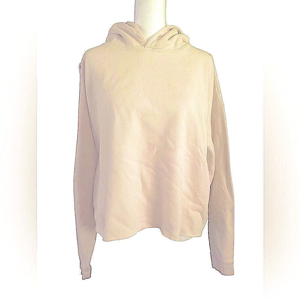 Wild fable cream color size Lg cropped hoodie